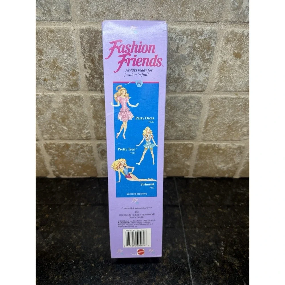 Mattel RARE Vintage 1990's‎ Fashion Friends Swimsuit Doll NEW In Box